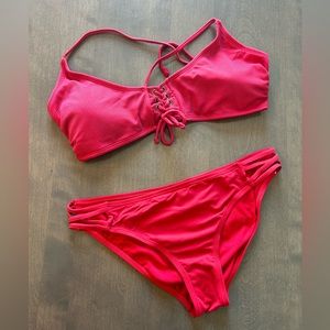 California Sunshine Red Bikini Size M/L